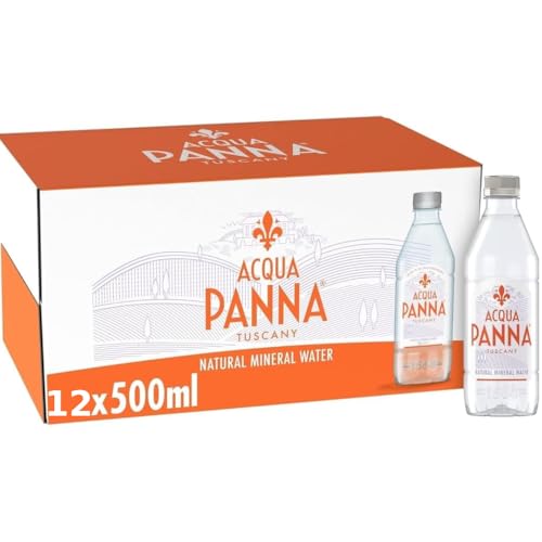 Still Natural Mineral Water Plastic Bottles by Acqua Panna - 500ml (Pack of 12) OPD GOODS