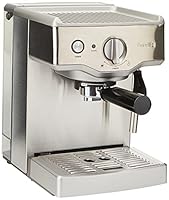 Breville The Compact Cafe Espresso Machine, Brushed Stainless Steel BES250BSS