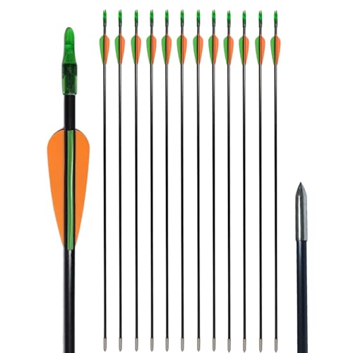 Biubiusot Fiberglass Youth Arrows