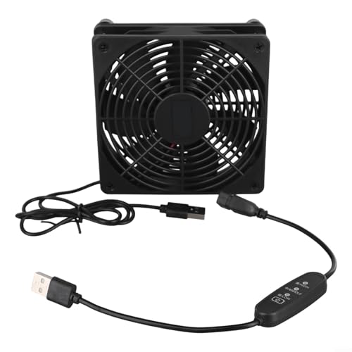 Potente ventilador de refrigeración USB de 120 mm con control de velocidad diseñado para varias aplicaciones electrónicas (ventilador individual)
