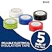 Status Electrical Tape | 10 Meters Insulation Tape | Electrical Insulating Tape | 5 Pack Assorted Colours | S5PKPVCETX6