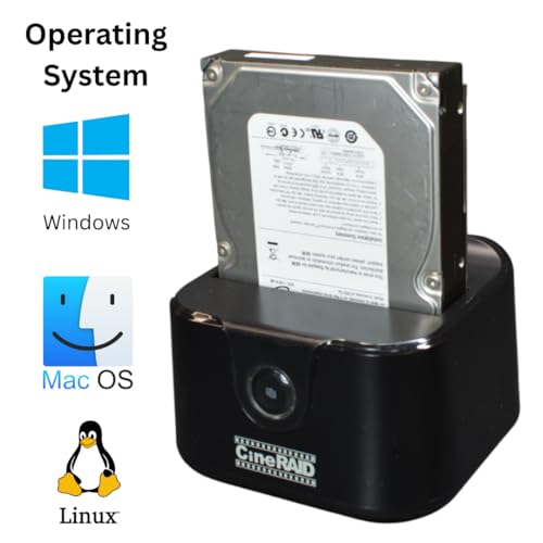 Estación Vertical USB 3.0 a SATA para HDD/SSD 2.5”/3.5” miniatura 3