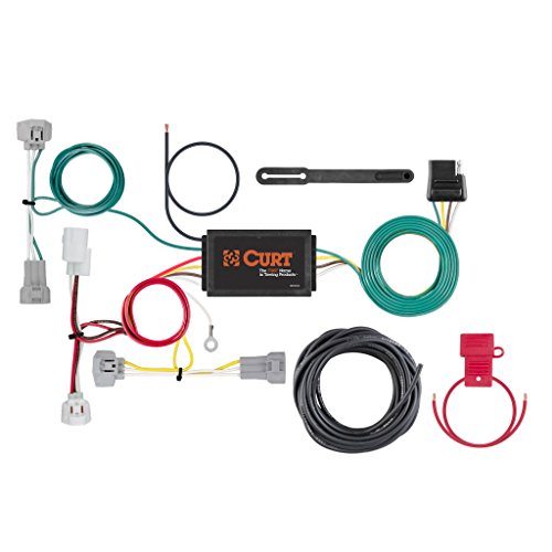 CURT 56282 Vehicle-Side Custom 4-Pin Trailer Wiring Harness, Fits Select Toyota Tacoma