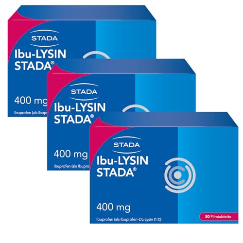 Ibu-LYSIN STADA 400 mg Filmtabletten schnelle Hilfe bei Schmerzen und Fieber 3 x 50 Stück