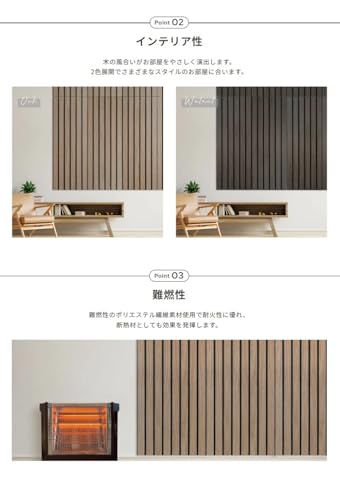 IPIC 吸音材 Komorebi 木目調パネル ナチュラルオーク 30cm×30cm 6枚 の商品画像 3