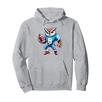Owl American Football Boys Kids Pullover Hoodie
