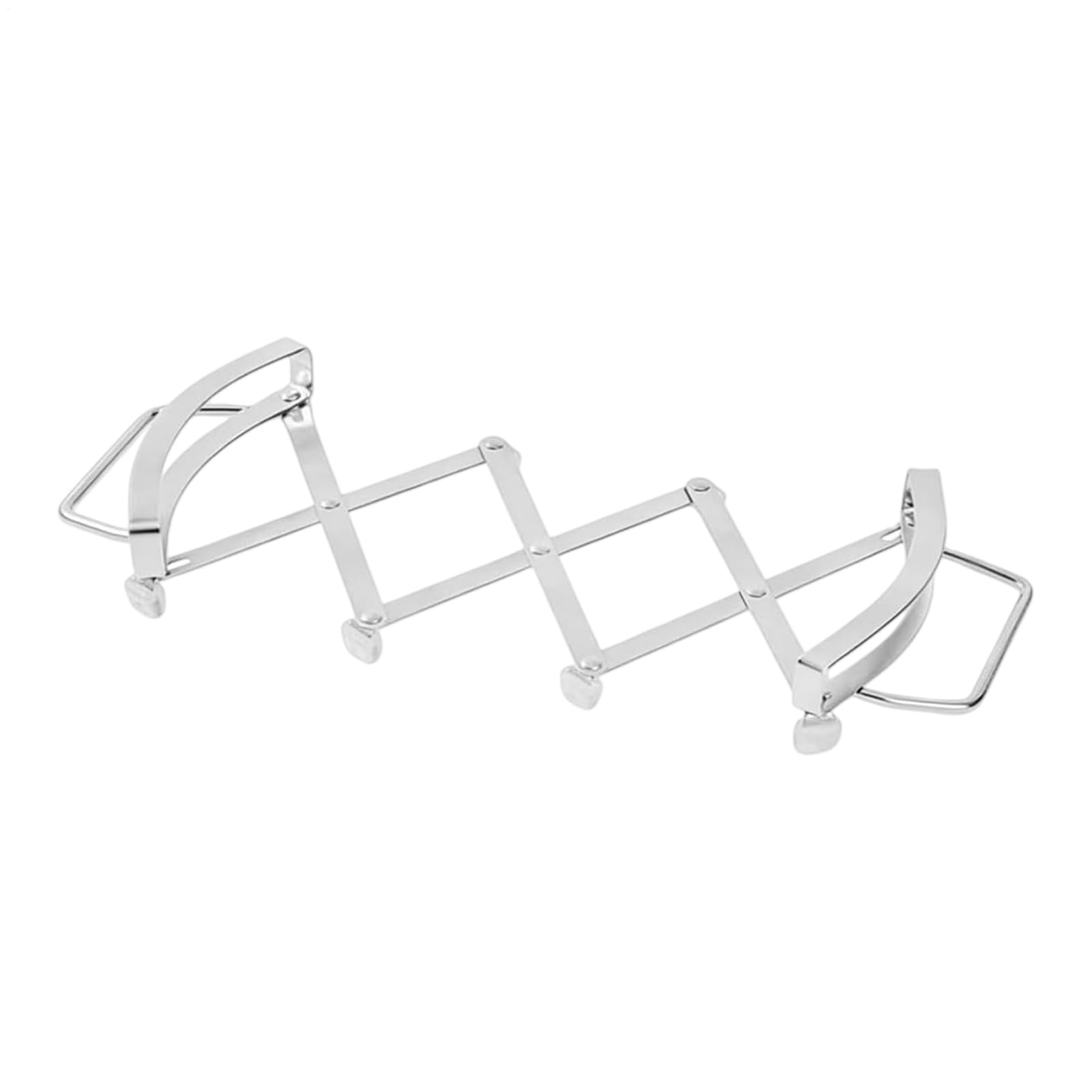 Salvamanteles para platos calientes expandibles de acero inoxidable antideslizantes para cocina