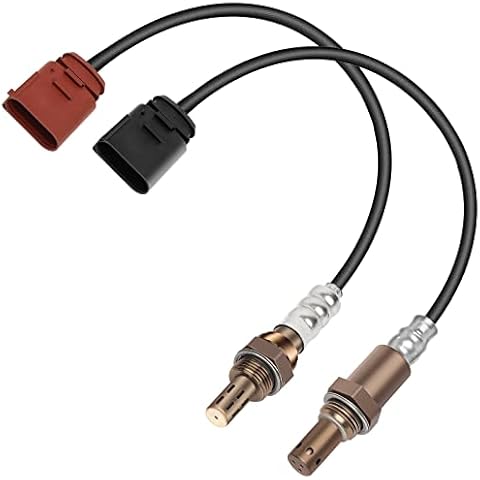 QIJIAUTO Automotive O2 Oxygen Sensor Upstream and Downstream 16121 234-4808 Compatible with for Audi A4 2005 for for Porsche Cayenne 2004-2006 Cover