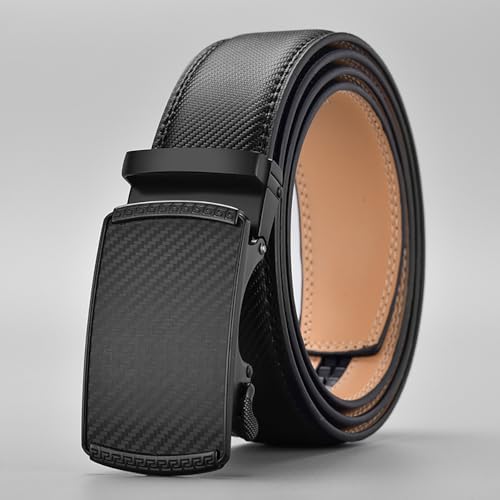 Men's Belt,Slide Ratchet Belt For Gift Men Dress Pant Shirt,Trim To Fit NSPD01