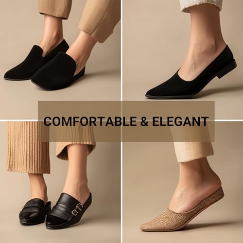 Image of Toe Socks for Mules, Half Socks No Show Toe Toppers Covers for Women, Invisible Footies for Flat Clogs 4 /6 /8 pairs