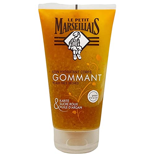 Gommage Corps Peau Très Sèche Exfoliant Hydratant Karité Et Huile D'argan Le Petit Marseillais Le Tube De 150ml - vue 6