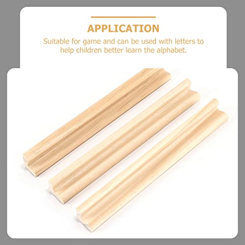 Soportes de Madera para Dominó y Bases de Letras 7.5 in miniatura 3