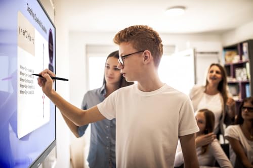 Image of Promethean ActivPanel LE 65 inch Digital Whiteboard + Wall Mount, 4K UHD, Interactive Display, Android OS, EDLA Certified, 3 Year Onsite Support
