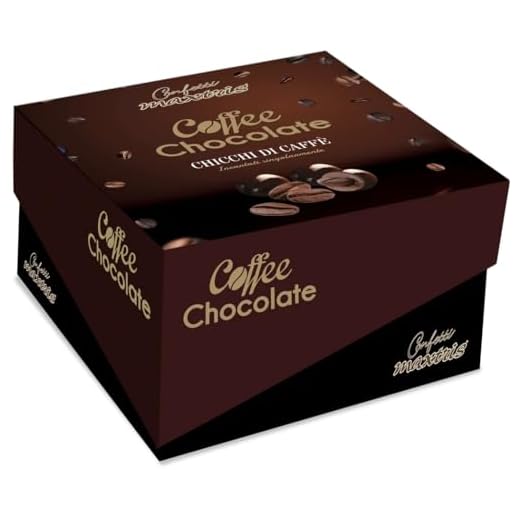 Confetti Maxtris - PRALINE DI CAFFE AL CIOCCOLATO FONDENTE VASSOIO 250 gr