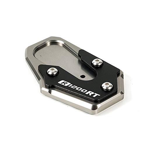 Cavalletti Ingrandisci per B-M-W R1200RT R 1200 RT 2014 2015 2016 2017 2018 Accessori per Moto Piede Entrandosi del Piede Lato del Supporto del Supporto di Estensione (Color : Gray)