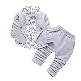 Boys' Formal Blazer,Shirt and Trousers Set,Grey