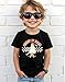 SANIXJOO Toddler Halloween T-Shirt Funny Ghost Skateboard Graphic Tee Tops Short Sleeve Creep It Real Fall Outfits(Black,18-24Months)