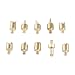 28pcs Wood Burning Kit Wood and Leather Pyrography Full Set Wood Burning Soldering Tips Burning Carving Embossing Soldering Kit