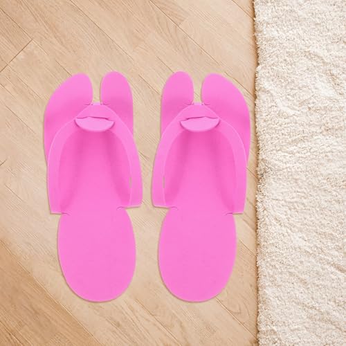 24pairs Slipper Sandals for Women Men Soft Slippers Disposable Travel Women House Bulk Pack4
