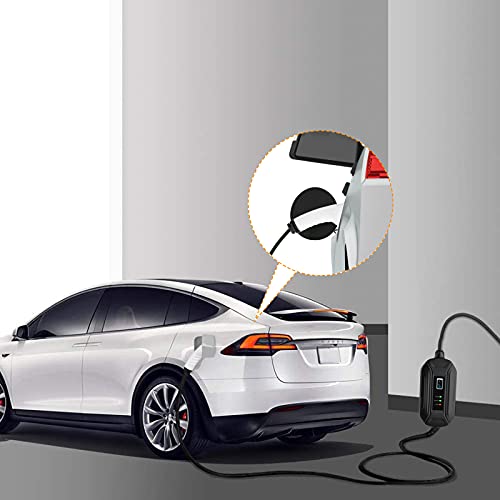 Shentec Type 2 EV Chargeur Voiture électrique Portable, Câble Commutable pour Borne de Recharge de Véhicule électrique 6-16A, 5M Cable Type 2, Certification TÜV et CE IEC 62196-2 Prise Euro Schuko – Image 8