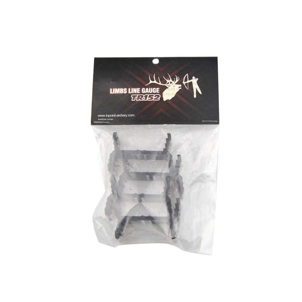 Wolfman 4-tlg Bogen-Mittellinien-Einsteller - Kalibrierungswerkzeug Für Recurve Bögen - Schwarz Kunststoff