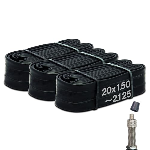 シンコー(Shinko) 自転車 極厚チューブ 3本セット 20インチ 20×1.50~2.125 チューブ厚1.5mm 前後プラス予備チューブ付き 自転車パンク修理 ママチャリ 軽快車 電動自転車 64712