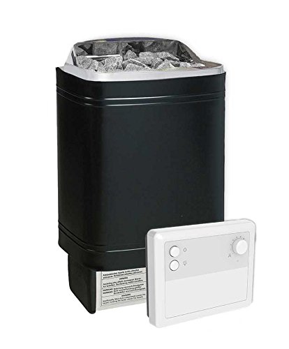 Preisvergleich Produktbild Harvia Saunaofen 9 KW schwarz inkl. Saunasteuerung CF9