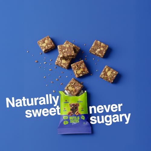 Image of Twiddles Mini Snack Bar Nuts & Dates Power Bites, Pack of 2 | Made with Dates & Dry Fruits | No refined Sugar | Healthy dessert | Goodness of millets | Office Snack | On-the-go | 100% Natural | 10% Protein | Only 80 Calories