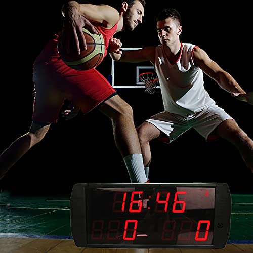 Forve Portable Electronic Scoreboard, Race Timer With Remote Control, Keep Score 0-110, 14/24 Seconds Countdown For Indoor Events Basketball Wrestling Soccer Sports #TOP2