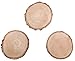 Produktbild Rayher 65201000 Birkenscheiben rund, Durchmesser 10-12cm, 3 Stück