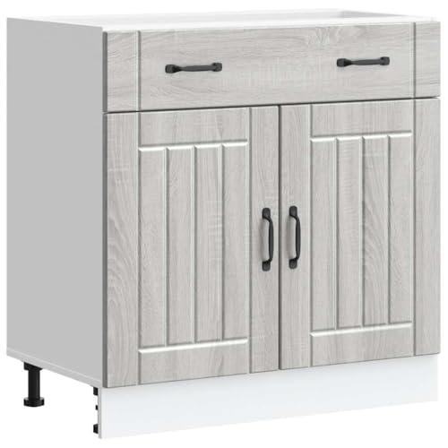 Meuble bas de cuisine 80 cm Lucca idéal pour maximiser les petits espaces - 2
