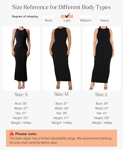 Popilush Womens Shapewear Maxi Long Dresses - image 3