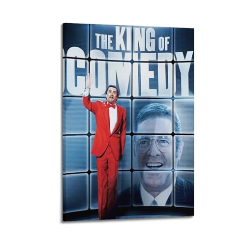 ASDASFDJ Póster decorativo de la película El rey de la comedia,