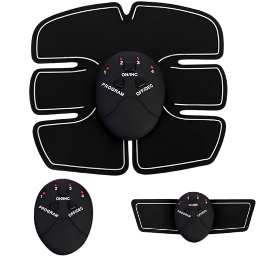 Cinturón de entrenamiento abdominal, equipo de entrenamiento genérico para hombres y mujeres, 3 controladores para uso en interiores, equipo de entrenamiento de brazos y piernas, funciona con pilas