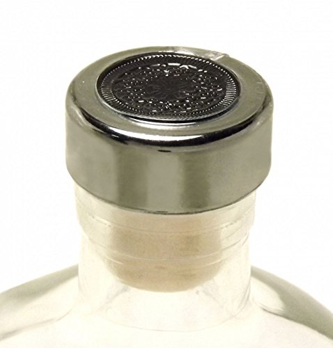 25x Schrumpfkapsel für Apothekerflasche Verschluss Kapsel Siegel schwarz Universalgröße