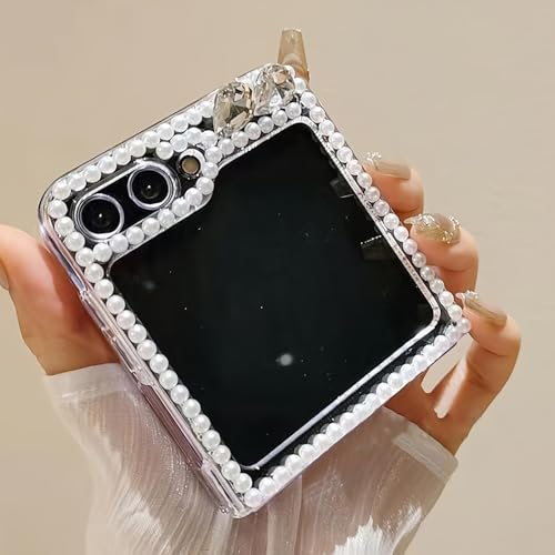 Coque Galaxy Z Flip6 blanche accessoire mode pour votre quotidien