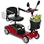021Electric Scooter With Removable Battery-Red