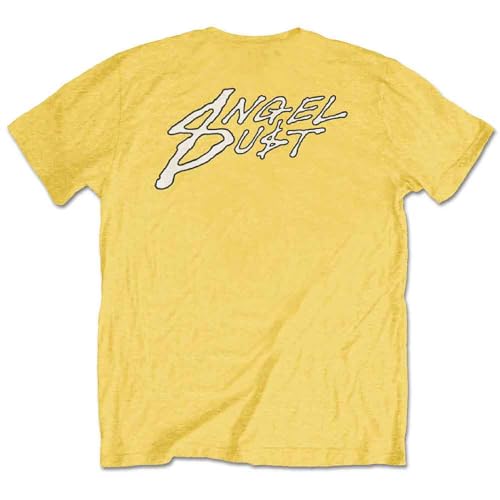 Angel Dust T Shirt Creature Band Logo Official Mens Yellow M