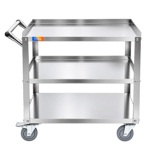 Treshin 3 Tier Stainless Steel Cart