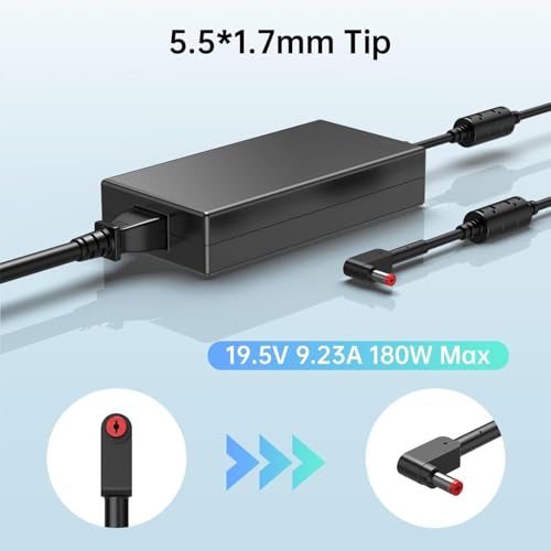 Image of 180W Charger Compatible with Acer Nitro 5 7 V16 V14 V15 V17 AN517 AN515 AN715 Series AN517-54 AN517-53 AN517-55 AN517-51 AN517-41 AN517-42 AN515-58 AN515-57 AN515-56 AN515-45 AN715-52 Laptop