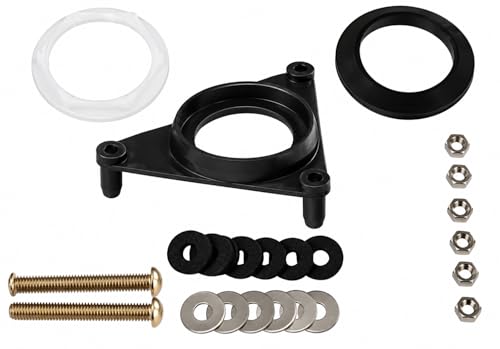 Complete Kit for Kohler GP51487-W/BOLTS Triangle Tank Gasket Kit for Most Two-Piece Toilets