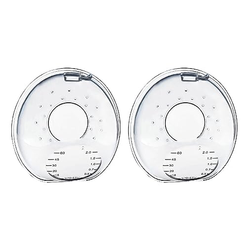 2 Pieces Milk Saver Reusable Breast Shells Milk Catcher Wearable Nursing Cup Breastmilk Saver For Collecting Breast Milk 2 Pcs Silicone Breastmilk Collecter Breast Shells Nursing Cups For Nursing Moms