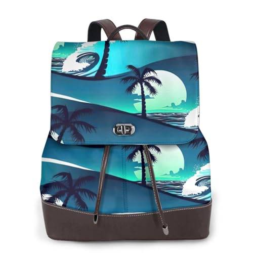 Sac à dos d'affaires femme en cuir noir polyvalent et compact