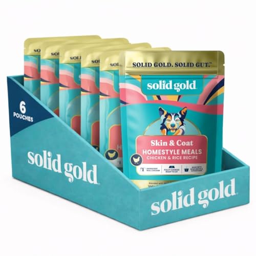 Image of Solid Gold Chicken & Bone Broth Wet Dog Food Topper & Meal, Adult Dogs, 6ct