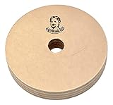 3' (1/2' Width) Leather Strop Honing Wheel - Fits 1/2' Arbor Bench Grinders