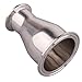 DERNORD Sanitary Fitting Reducer Fitting SUS304 Tri Clamp Ferrule Style 2.5