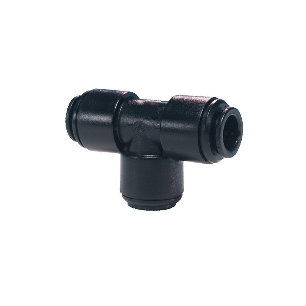 10mm EQUAL TEE PUSH FIT WATER HOSE CONNECTOR CARAVAN MOTORHOME JG FITTING WS1002