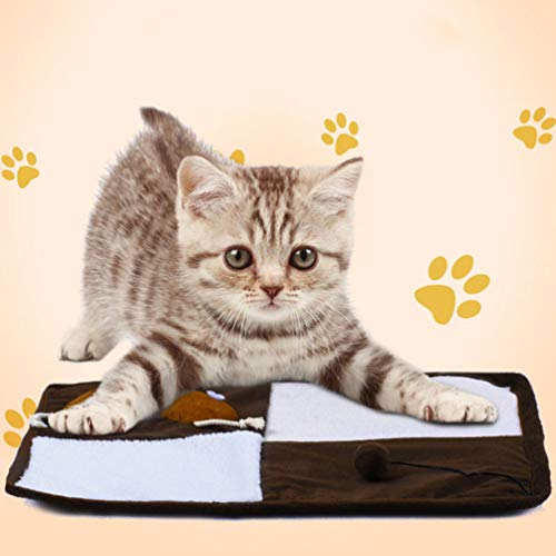 Balacoo Tapete de Arranhamento para Gatos Durável Quadrado para Gatos Tapete de Garra Prático e Útil