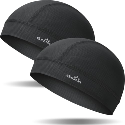 GXCROR Fahrradmütze Unter Helm Atmungsaktiv Helmmütze Fahrrad Cap Sommer Unterziehmütze für Herren Damen Leicht Cycling Cap für Radfahren Laufen Motorrad GXCROR Fahrradmütze Unter Helm Atmungsaktiv Helmmütze Fahrrad Cap Sommer Unterziehmütze für Herren Damen Leicht Cycling Cap für Radfahren Laufen Motorrad