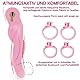 BDSMYEE Peniskäfig klein,Sex Spielzeug für die Männer,Chastity Cage Male small mit 4 Cockringe,Keuschheitskäfig Herren,Keuschheitsgürtel für Herren,Penis Käfig Cock Cage Penis Cage (Rosa - F)